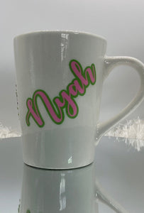 Rhinestone Lady Ceramic Mug